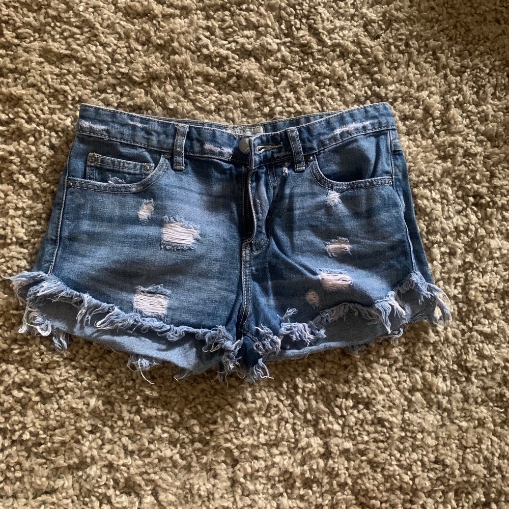 Free People Jean Shorts